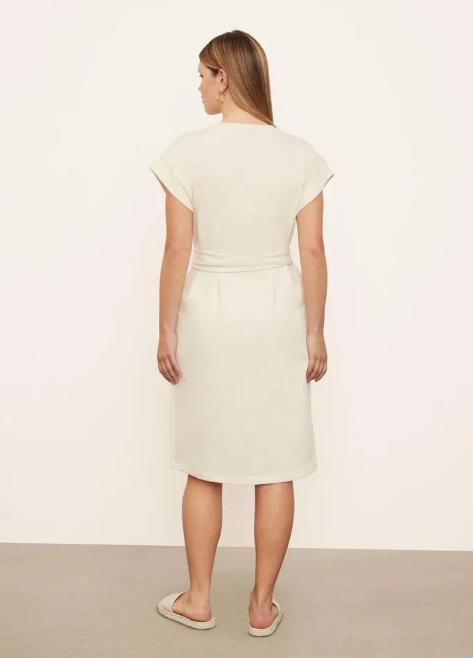 Women Dresses Vince Short Sleeve TieWaist Dress Pampas