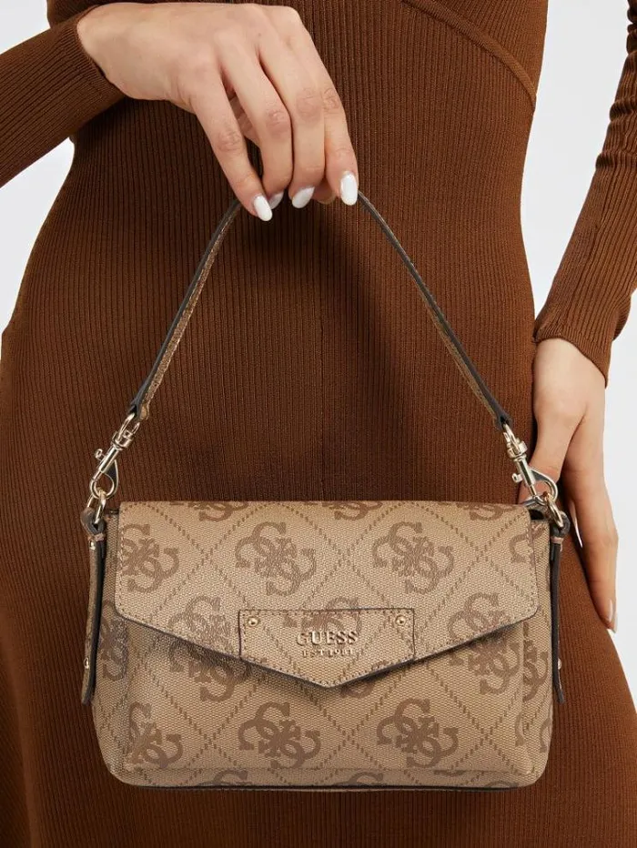 Women Eco Brenton 4g Logo Crossbody Bag Multi Beige Guess Crossbody Bags