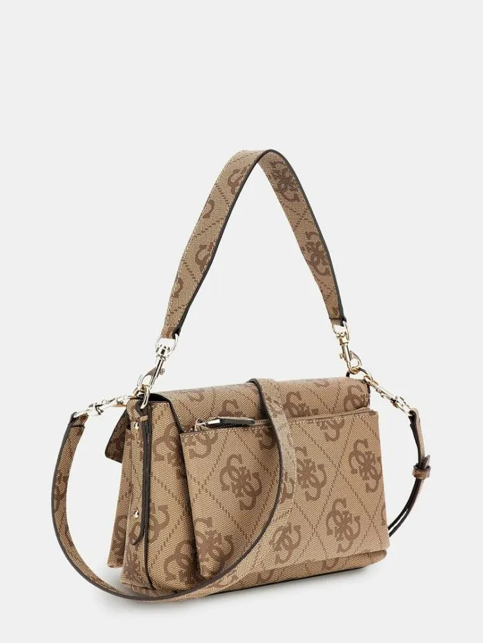 Women Eco Brenton 4g Logo Crossbody Bag Multi Beige Guess Crossbody Bags