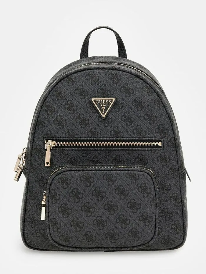 Women Eco Elements 4g Logo Backpack Grey Guess Backpacks And Bum Bags