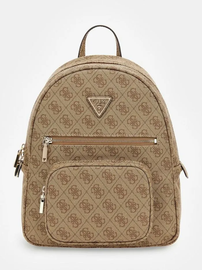 Women Eco Elements 4g Logo Backpack Multi Beige Guess Backpacks And Bum Bags