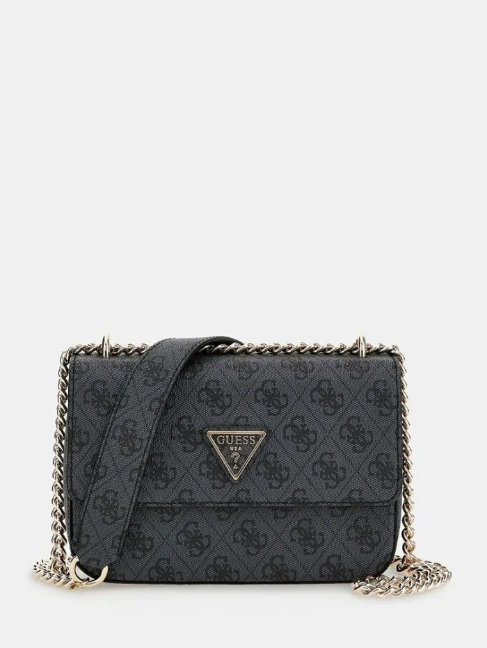 Women Eco Elements 4g Logo Mini Crossbody Bag Grey Multi Guess Crossbody Bags