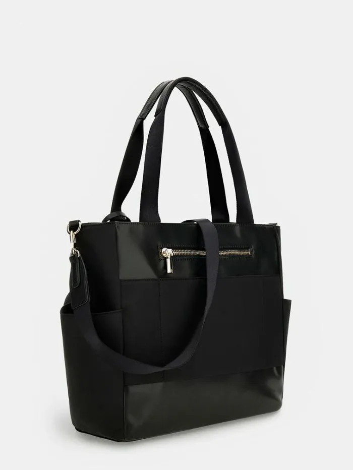 Women Eco Gemma Shopper Black Guess Shoppers