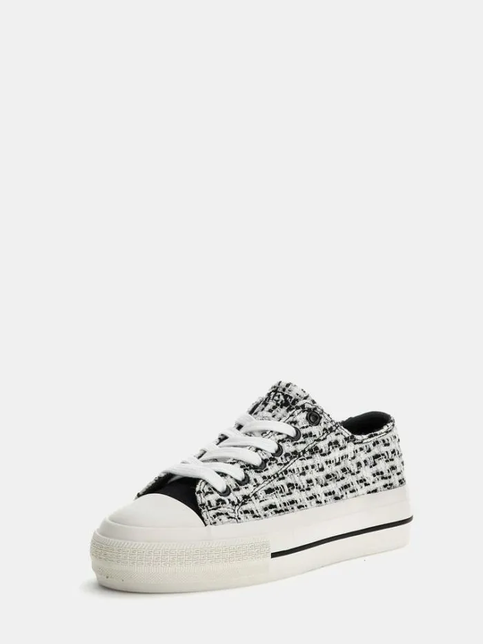 Women Emma Tweed Sneakers Black Guess Sneakers
