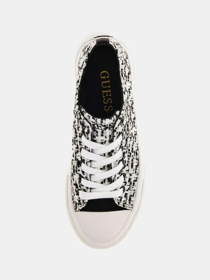 Women Emma Tweed Sneakers Black Guess Sneakers