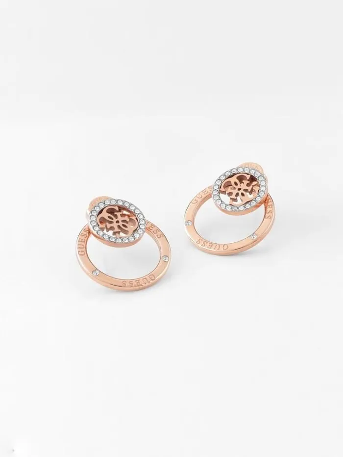 Women equilibre Earrings Rose Gold Guess Jewellery