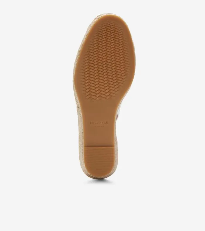 Women Espadrilles Cole Haan Cloudfeel Espadrille Sling Back Wedges White