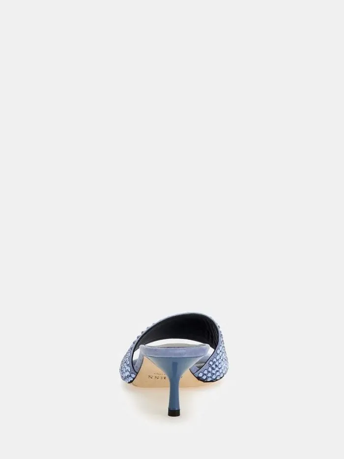 Women Eugy Studded Sandals Light Blue Guess Sandals