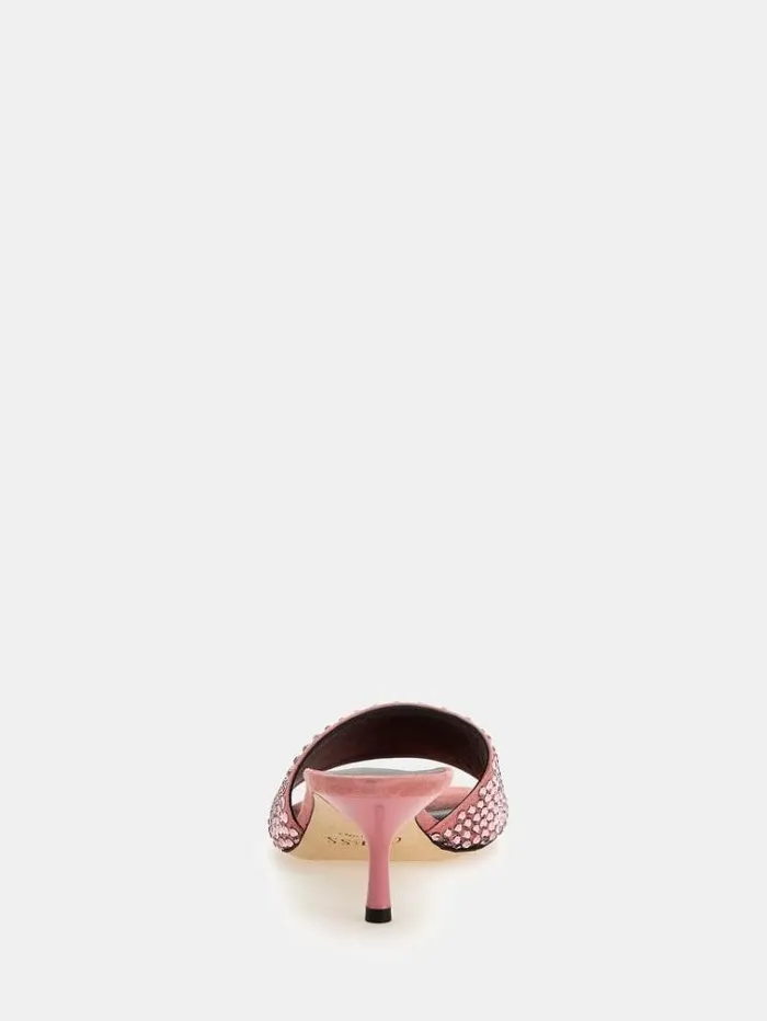 Women Eugy Studded Sandals Pink Guess Sandals