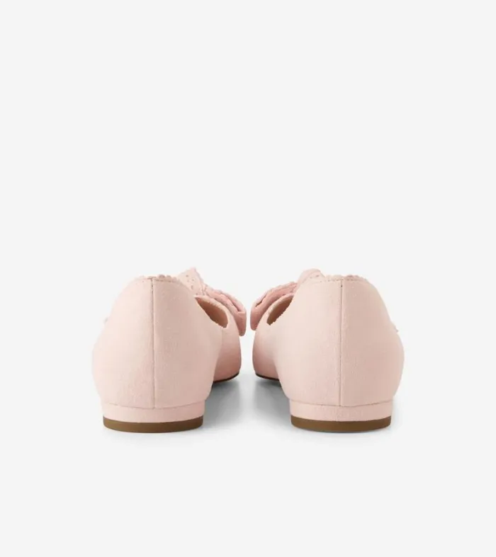 Women Flats and SlipOns Cole Haan Bellport Bow Skimmer Flats Primrose Pink