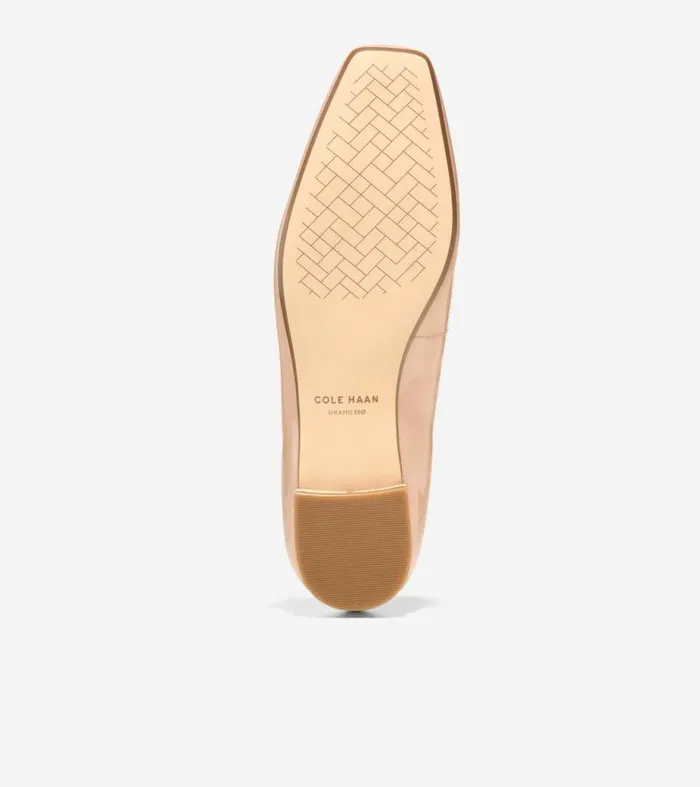 Women Flats and SlipOns Cole Haan Bridge Mary Jane Ballet Flats Brushgold
