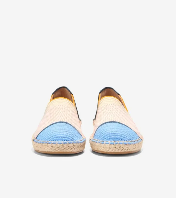 Women Flats and SlipOns Cole Haan Cloudfeel Espadrille II SlipOn Loafers Primroseivorymarina Stitchlitetrade