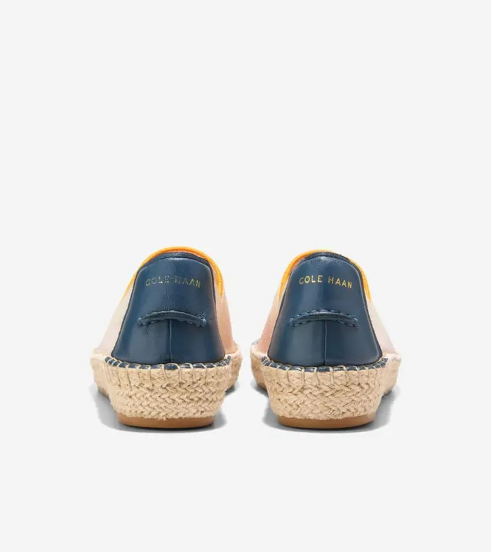 Women Flats and SlipOns Cole Haan Cloudfeel Espadrille II SlipOn Loafers Primroseivorymarina Stitchlitetrade
