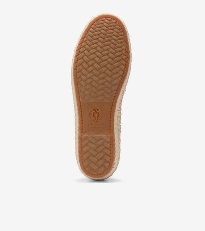 Women Flats and SlipOns Cole Haan Cloudfeel Espadrille II SlipOn Loafers Primroseivorymarina Stitchlitetrade