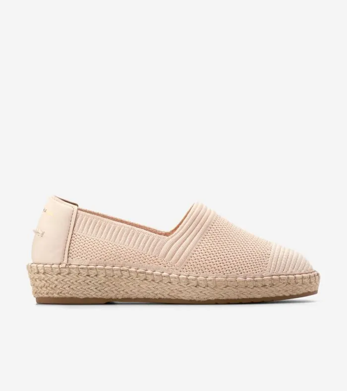 Women Flats and SlipOns Cole Haan Cloudfeel Espadrille II SlipOn Loafers Sandollar Stitchlitetrade Women Flats and SlipOns Cole Haan Cloudfeel Espadrille II SlipOn Loafers Sandollar Stitchlitetrade