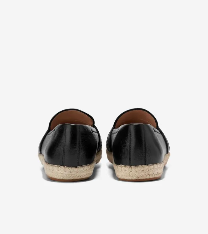 Women Flats and SlipOns Cole Haan Cloudfeel Montauk Espadrille Loafers Black