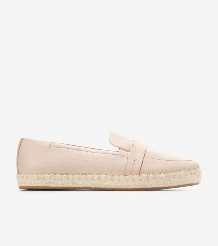 Women Flats and SlipOns Cole Haan Cloudfeel Montauk Espadrille Loafers Sandollar Beige Women Flats and SlipOns Cole Haan Cloudfeel Montauk Espadrille Loafers Sandollar Beige