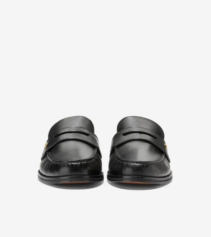 Women Flats and SlipOns Cole Haan Lux Pinch Penny Loafer Mules Black