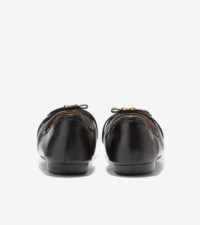 Women Flats and SlipOns Cole Haan Tova Bow Ballet Black Women Flats and SlipOns Cole Haan Tova Bow Ballet Black