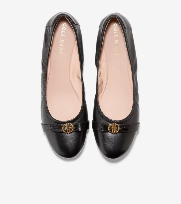 Women Flats and SlipOns Cole Haan Tova Bow Ballet Black Women Flats and SlipOns Cole Haan Tova Bow Ballet Black