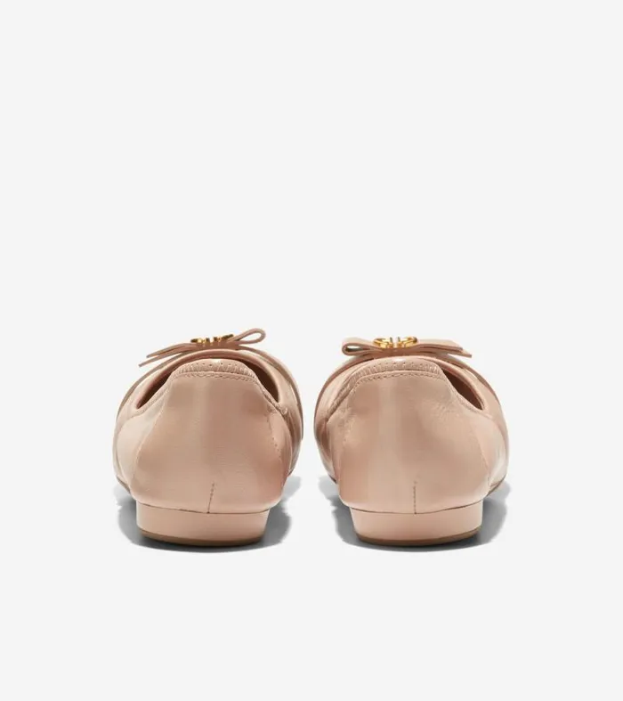 Women Flats and SlipOns Cole Haan Tova Bow Ballet Brush