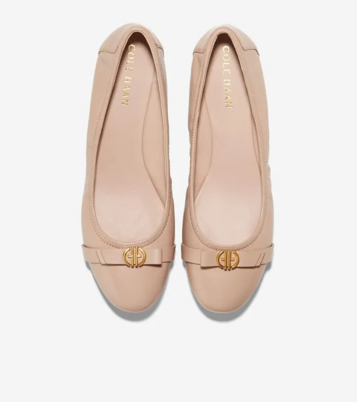 Women Flats and SlipOns Cole Haan Tova Bow Ballet Brush