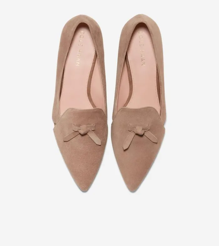 Women Flats and SlipOns Cole Haan Viola Skimmer Flat Beige
