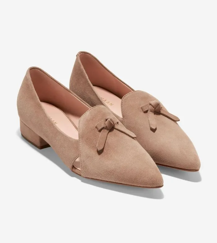Women Flats and SlipOns Cole Haan Viola Skimmer Flat Beige