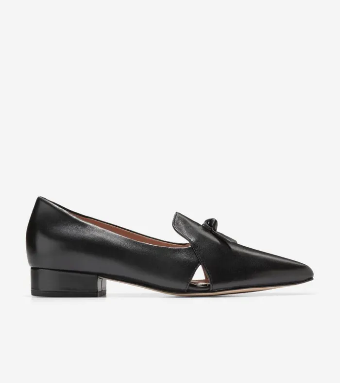 Women Flats and SlipOns Cole Haan Viola Skimmer Flat Black Leather