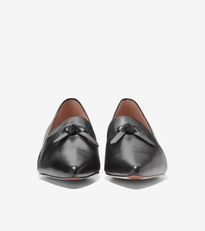 Women Flats and SlipOns Cole Haan Viola Skimmer Flat Black Leather