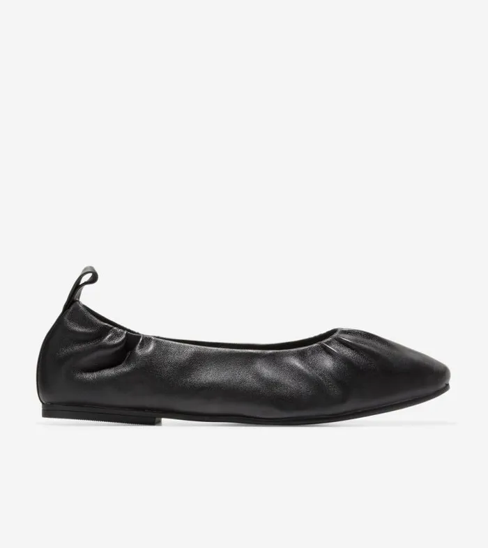 Women Flats and SlipOns Cole Haan York Soft Ballet Black