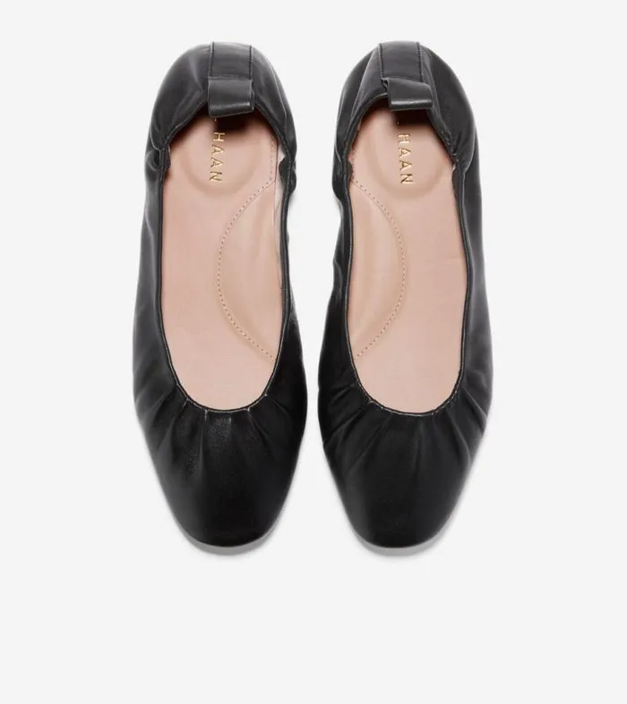 Women Flats and SlipOns Cole Haan York Soft Ballet Black