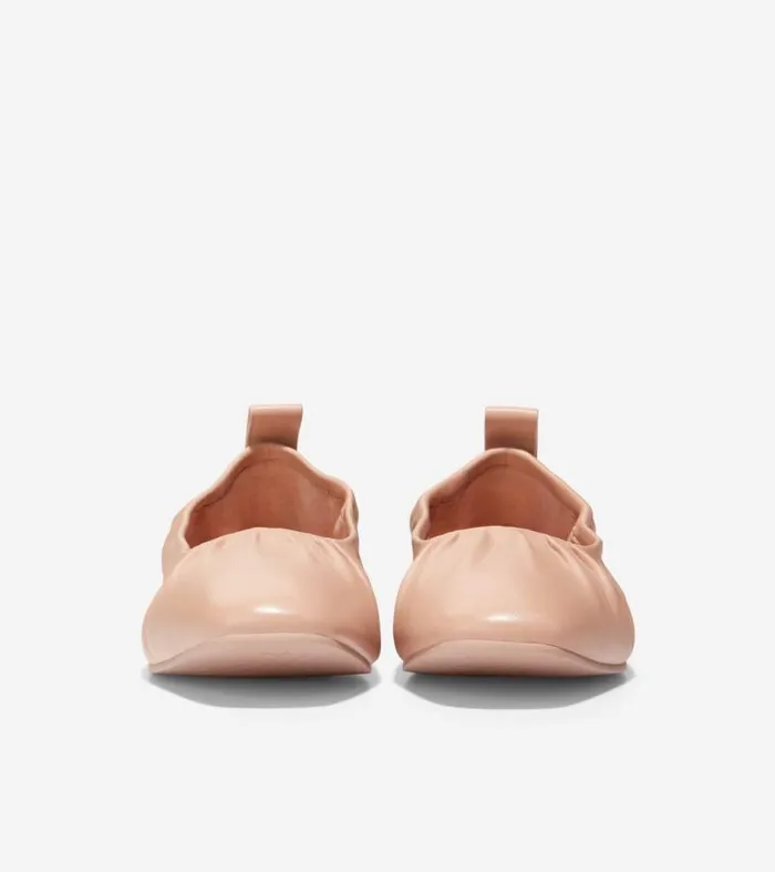 Women Flats and SlipOns Cole Haan York Soft Ballet Nude