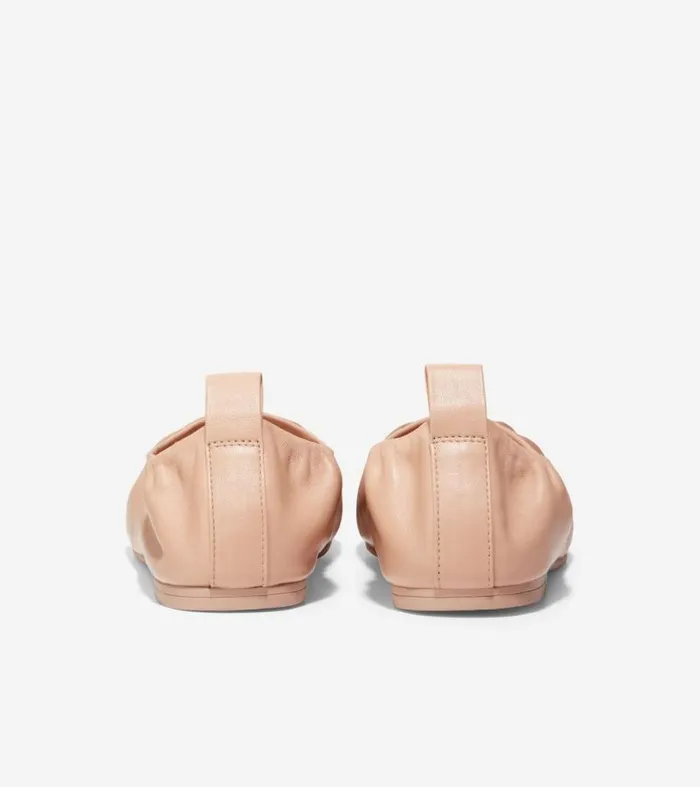 Women Flats and SlipOns Cole Haan York Soft Ballet Nude