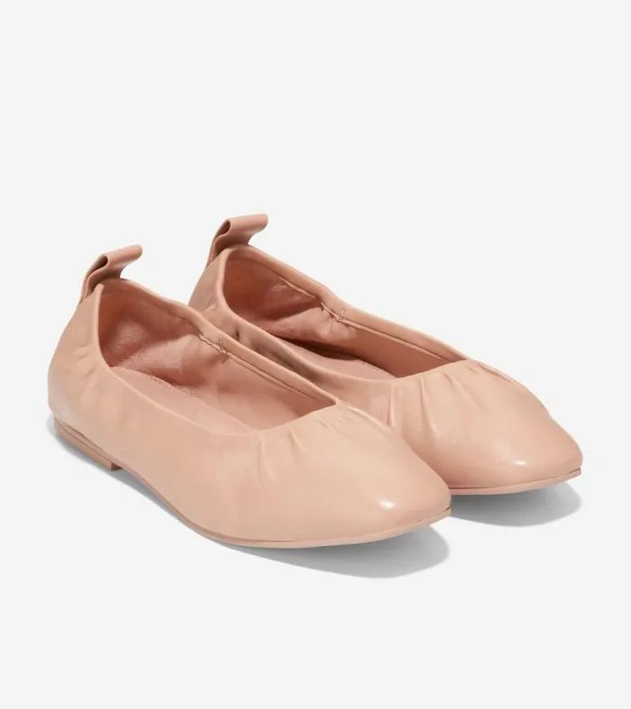 Women Flats and SlipOns Cole Haan York Soft Ballet Nude