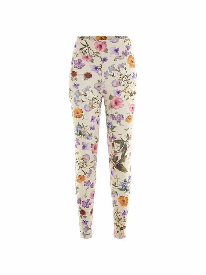 Women Floral Print Leggings Multicolor Pattern Guess Activewear