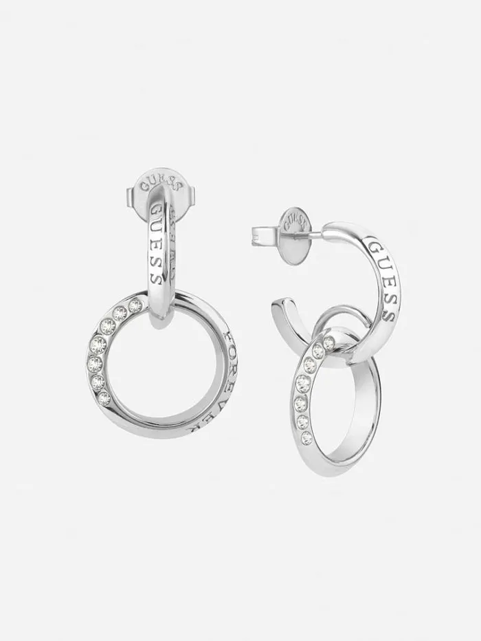 Women forever Links Earrings Silver Guess Jewellery