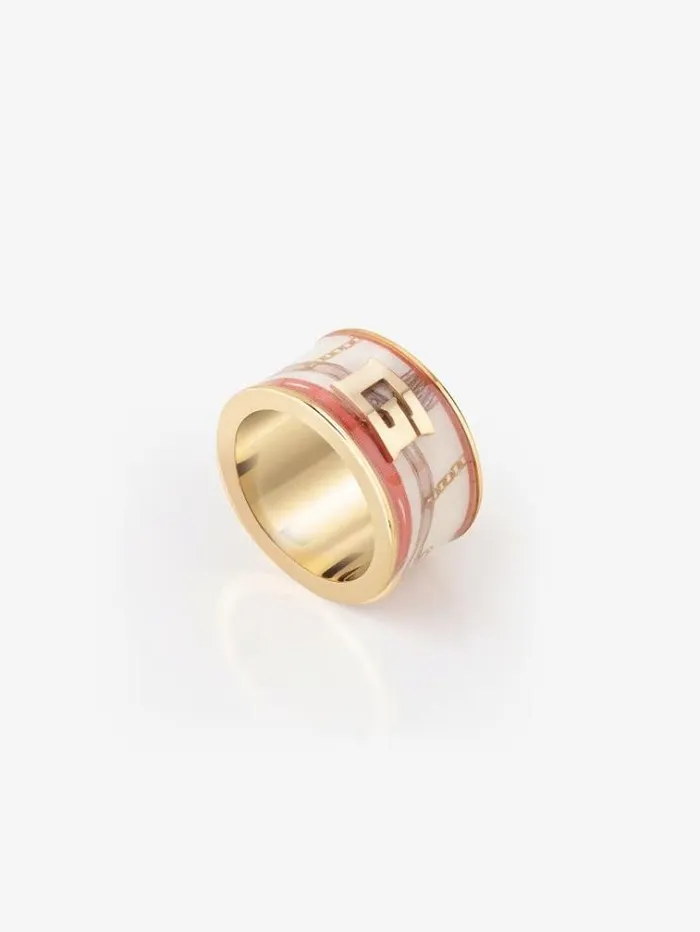 Women foulard Ring Multi Pink Guess Jewellery
