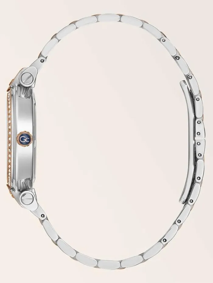 Women Gc Crystal Analogue Watch Silver Guess Watches