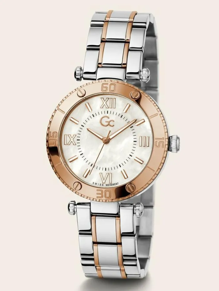 Women Gc Quartz Analogue Watch Silver Multi Guess Watches