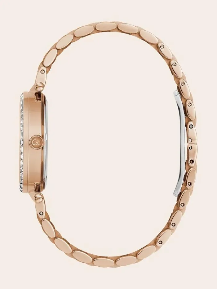 Women Gc Steel Watch With Date Function Rose Gold Guess Watches