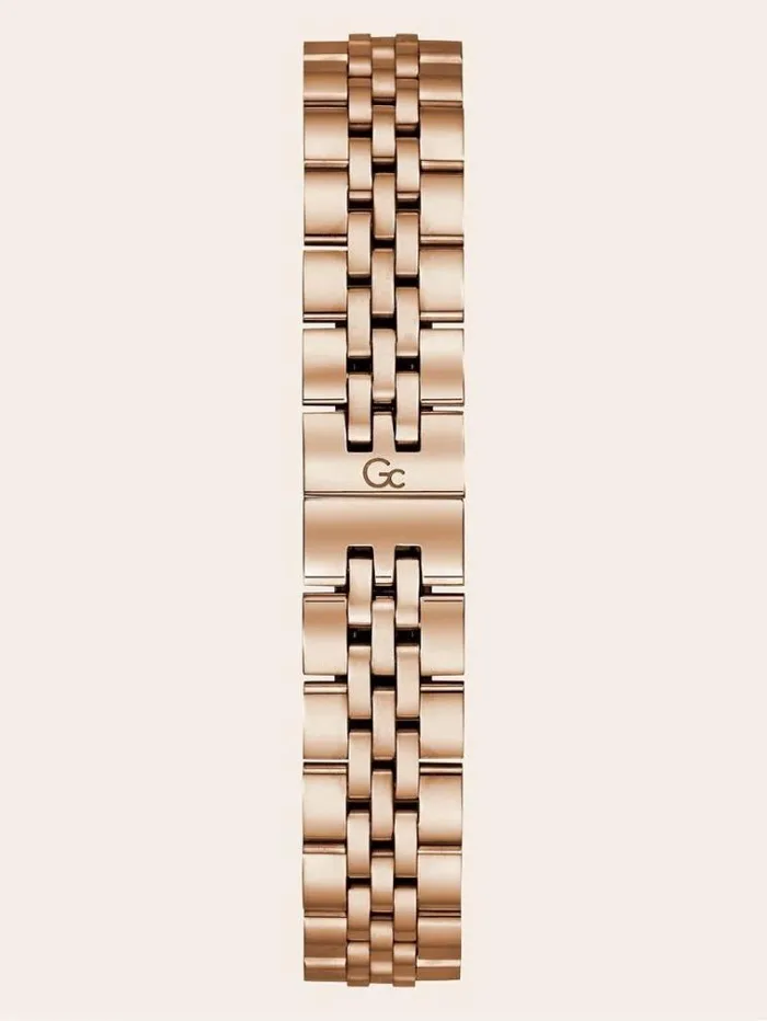 Women Gc Steel Watch With Date Function Rose Gold Guess Watches