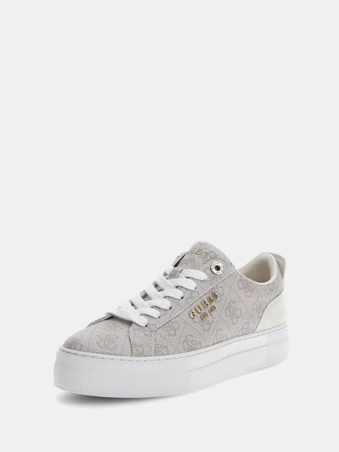 Women Genza 4g Sneakers White Multi Guess Sneakers