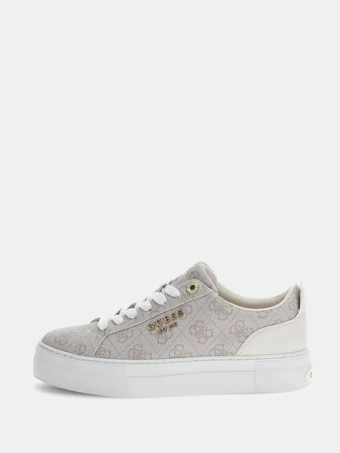 Women Genza 4g Sneakers White Multi Guess Sneakers