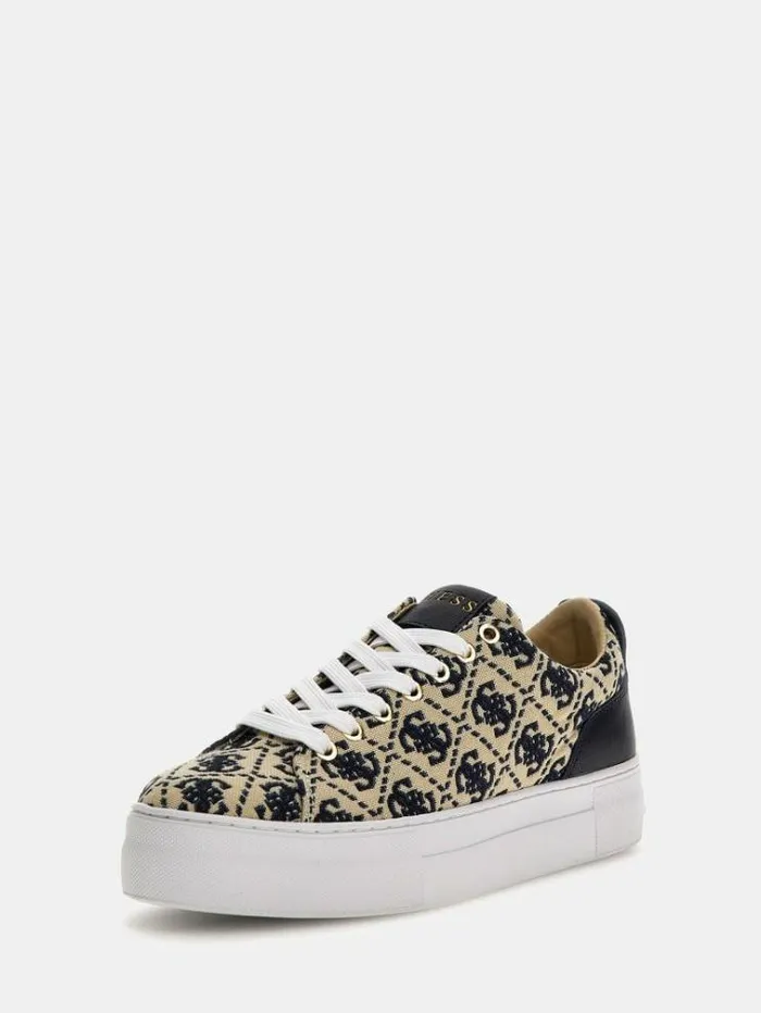 Women Gianele 4g Logo Sneakers Blue Multi Guess Sneakers