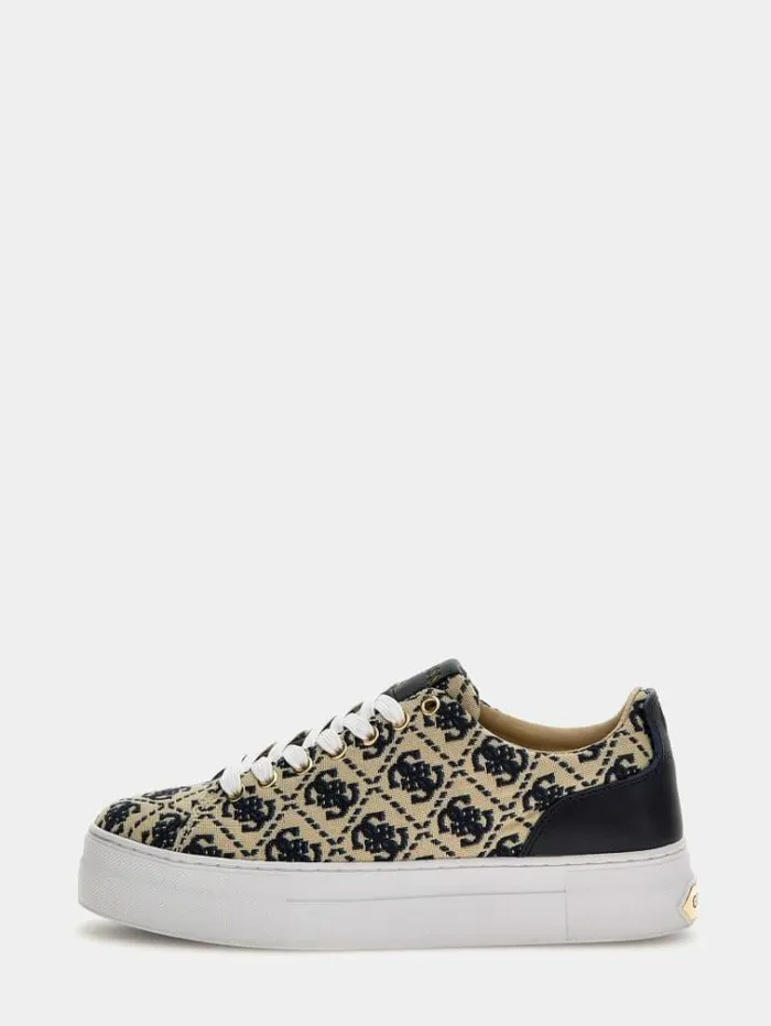 Women Gianele 4g Logo Sneakers Blue Multi Guess Sneakers