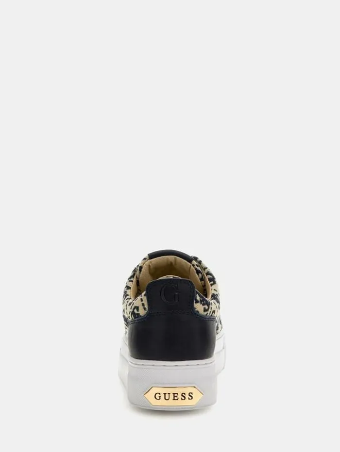 Women Gianele 4g Logo Sneakers Blue Multi Guess Sneakers
