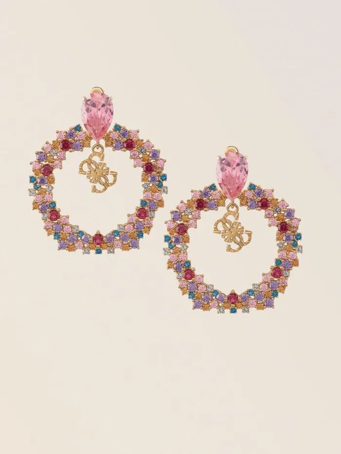Women giardino Degli Aranci Earrings Pink Guess Jewellery