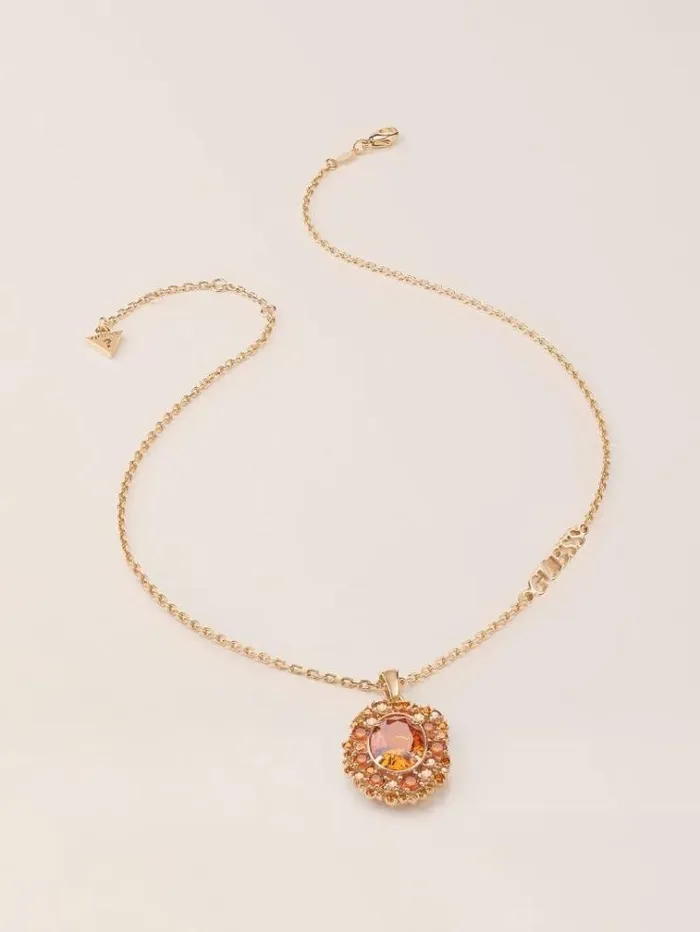 Women giardino Degli Aranci Necklace Orange Guess Jewellery