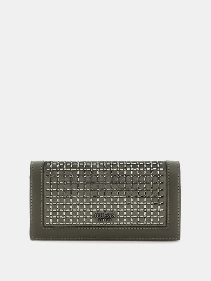 Women Gilded Glamour Mini Clutch Dark Grey Guess Mini Bags
